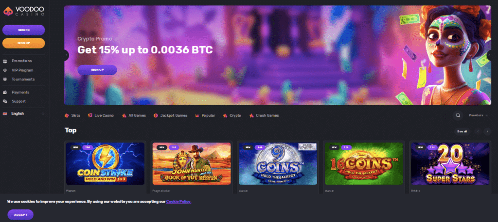 voodoo online casino